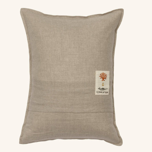 Fancy Cat Pillow - Embroidered