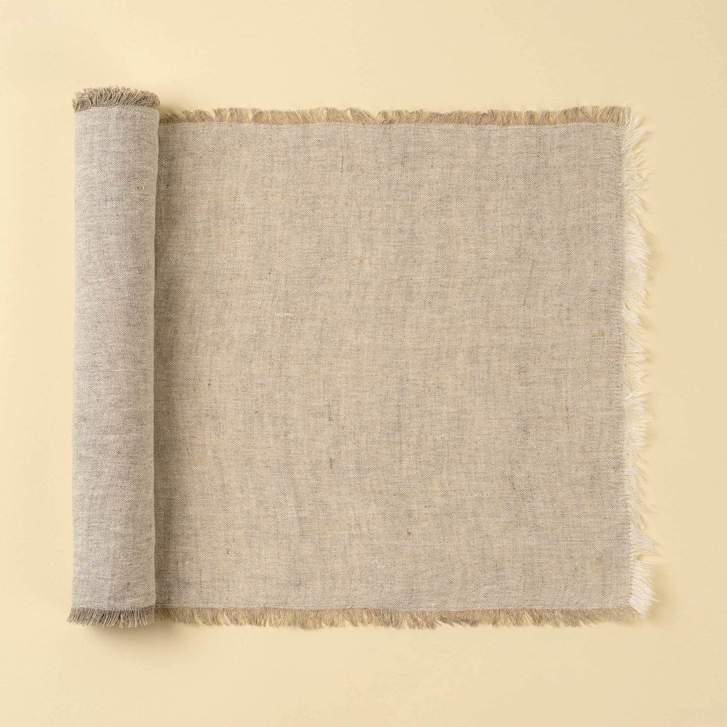 Lina Linen Runner, Chambray