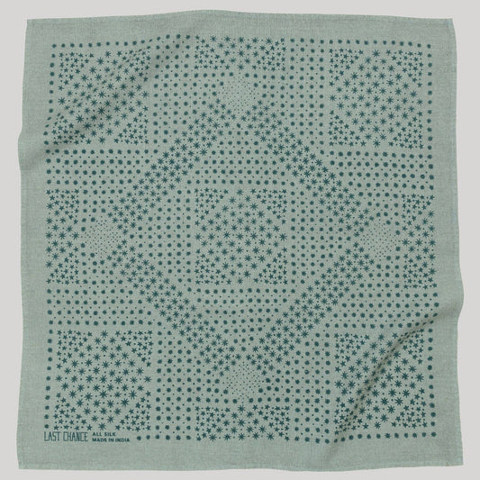Natural Dye Silk Bandana | Eggshell