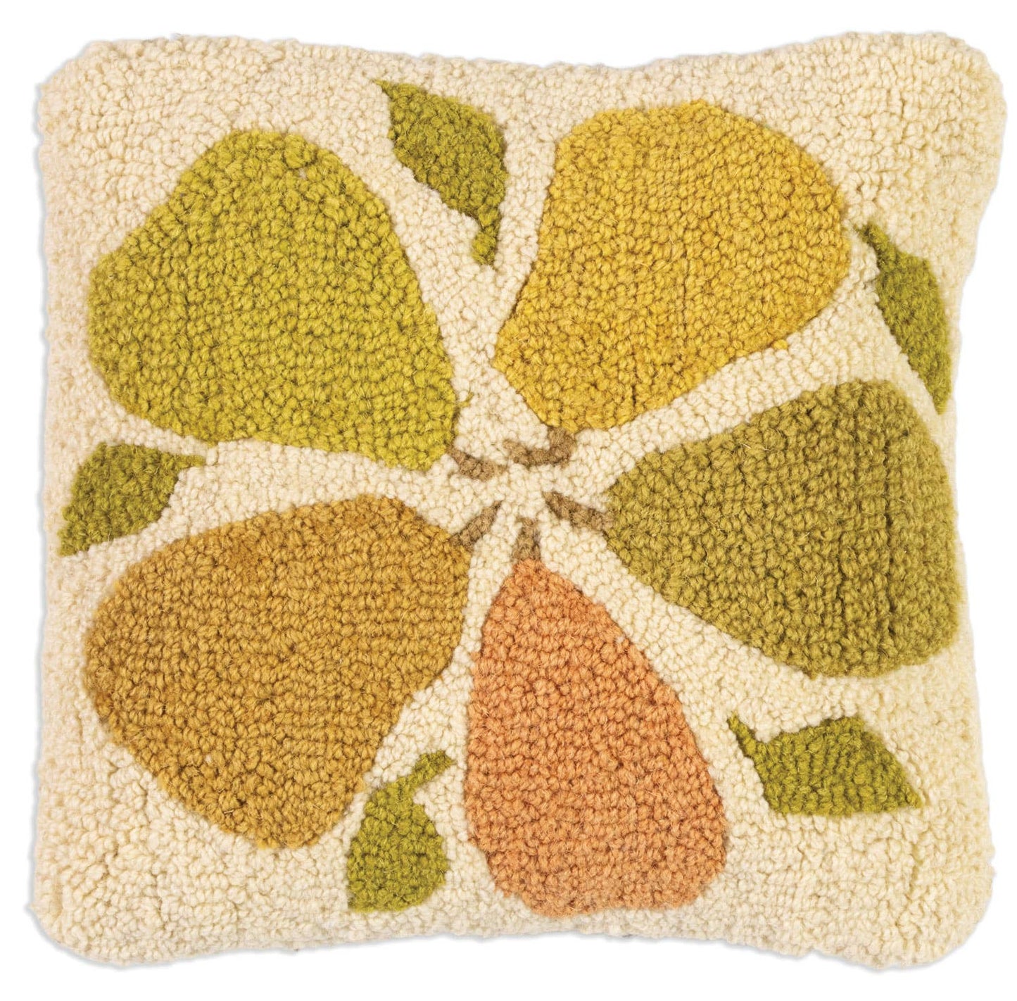 Pears On White Pillow - 14x14