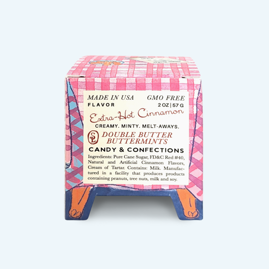 Candy Cinnamon Mints - "Milk & Cookies" Table