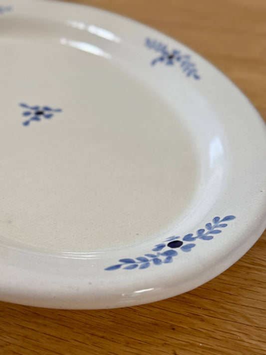Hand-painted Margot Serving Plate, Blue