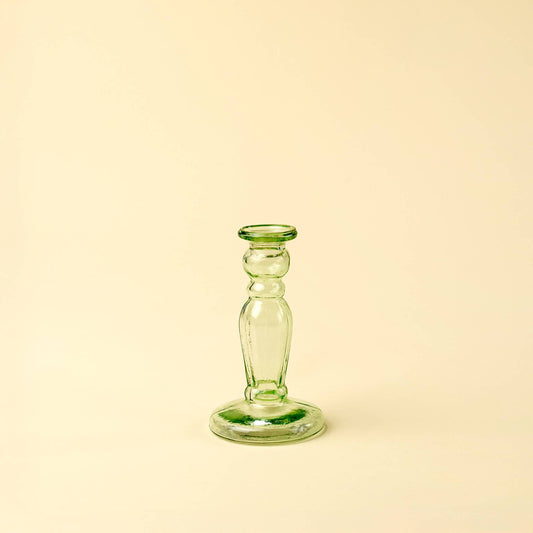 Vero Glass Candlestick S, Green