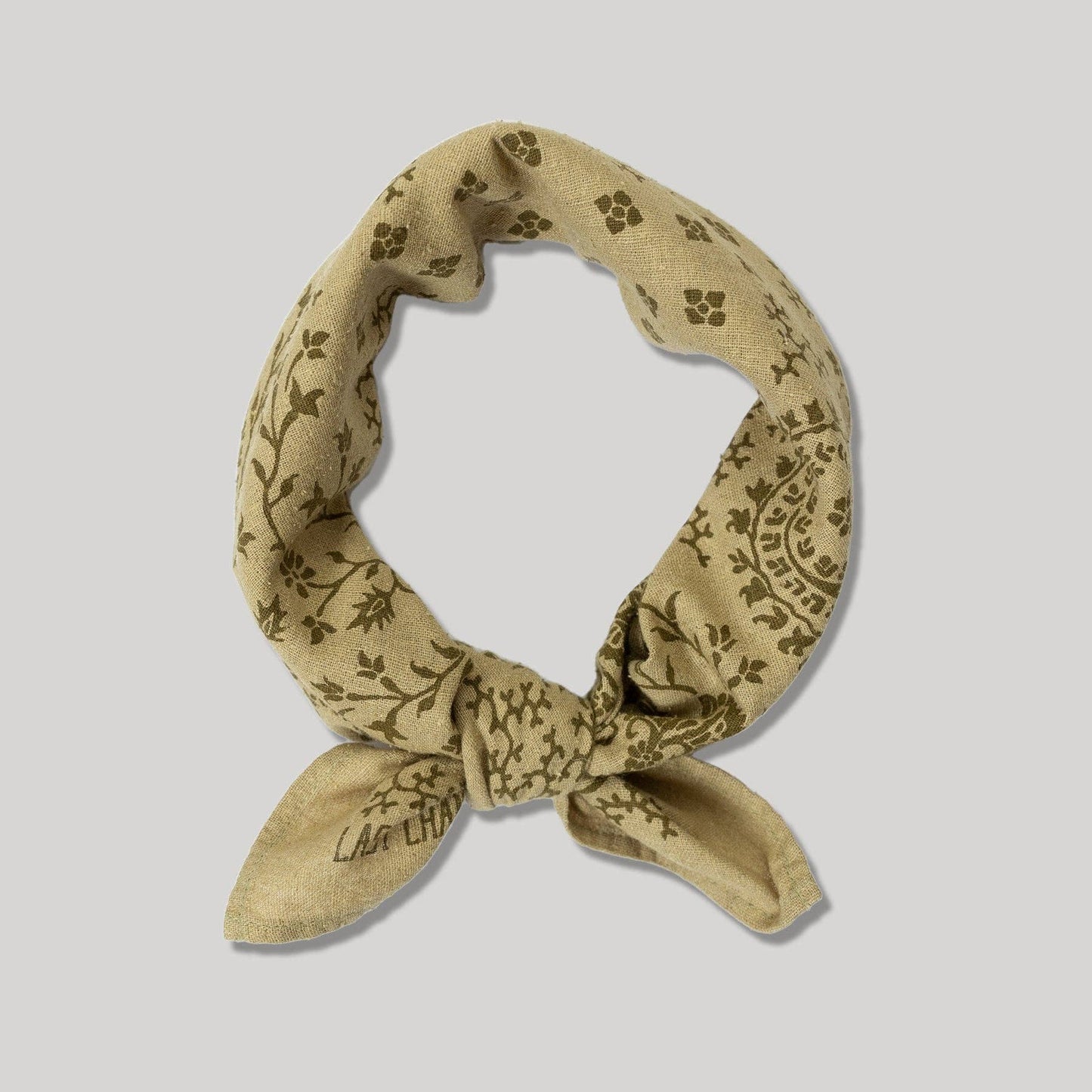 Natural Dye Silk Bandana | Chebula