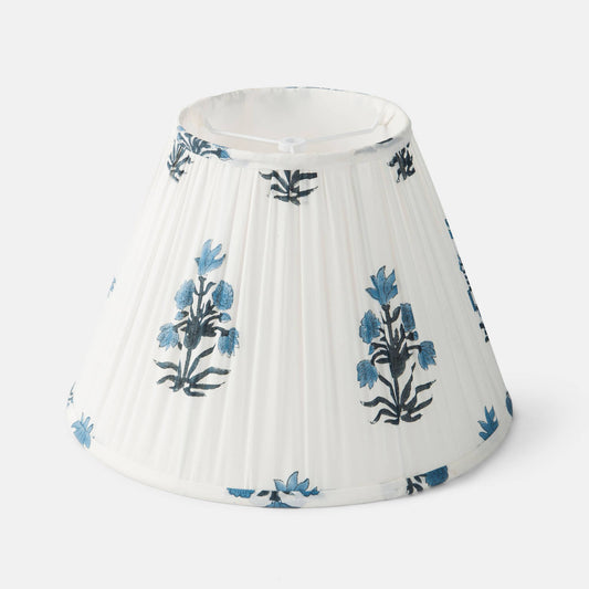 Azure Blossom Lampshade