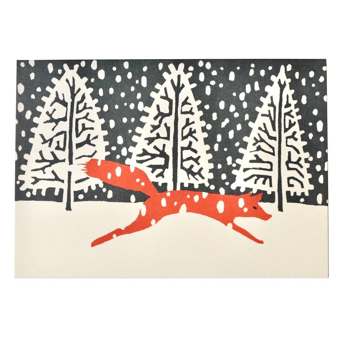 Card Fox in Winter