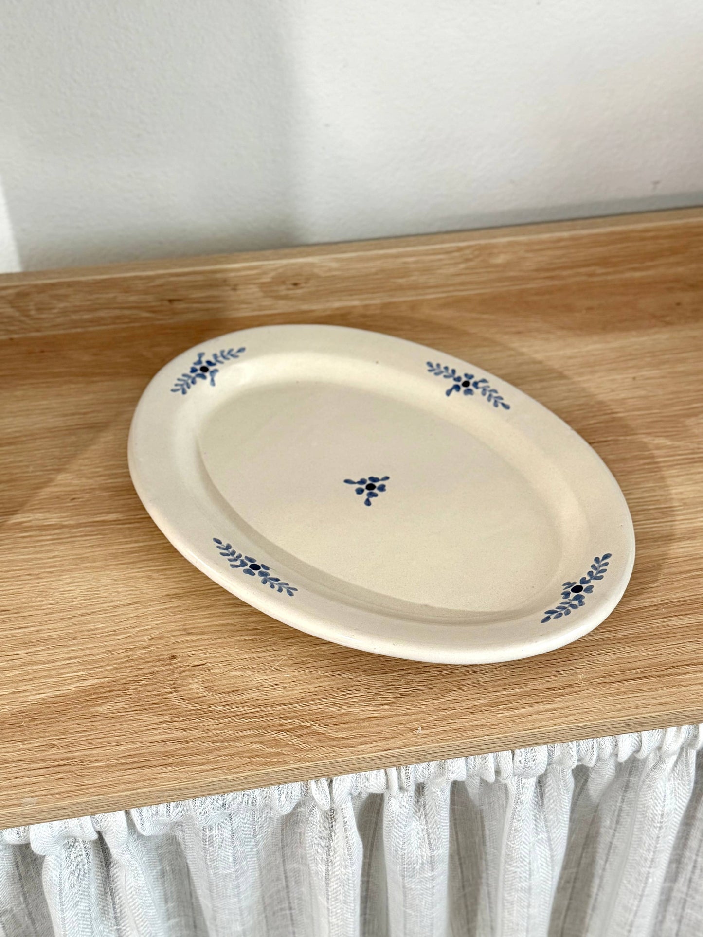 Hand-painted Margot Serving Plate, Blue