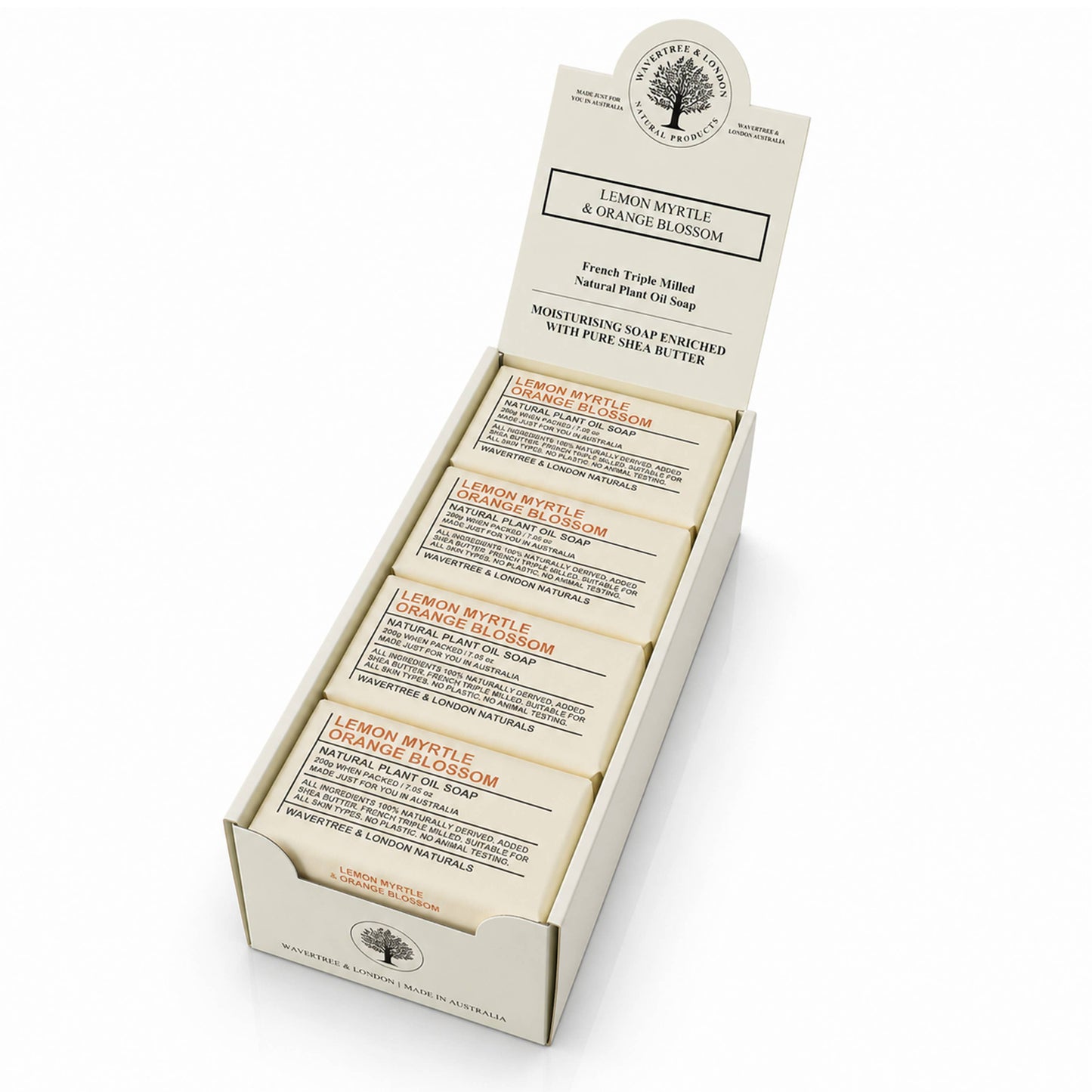 Wavertree Naturals Soap bar - Lemongrass/Orange Blossom