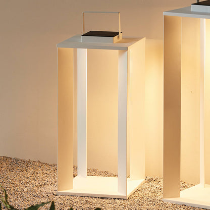 Hanley Cordless Solar Lantern 24" - White