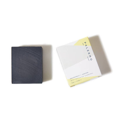 4oz | Grapefruit + Juniper with Activated Charcoal Soap