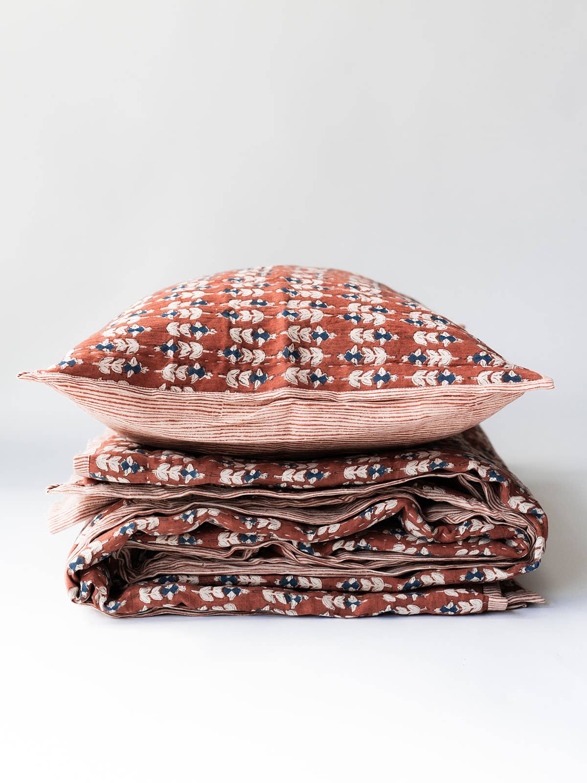 Blossom Block Print Quilt