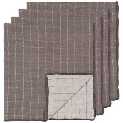 Shadow Double Weave Napkins - Set of 4