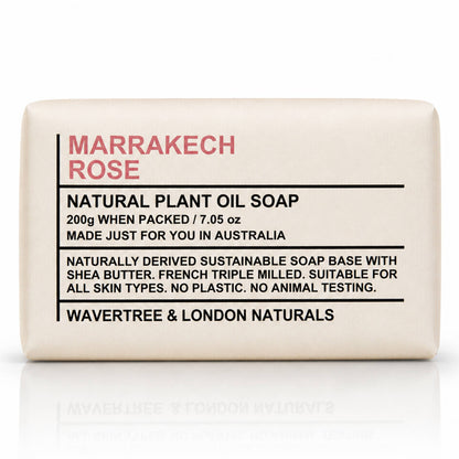 Wavertree & London Naturals Soap bar -  Marrakech Rose