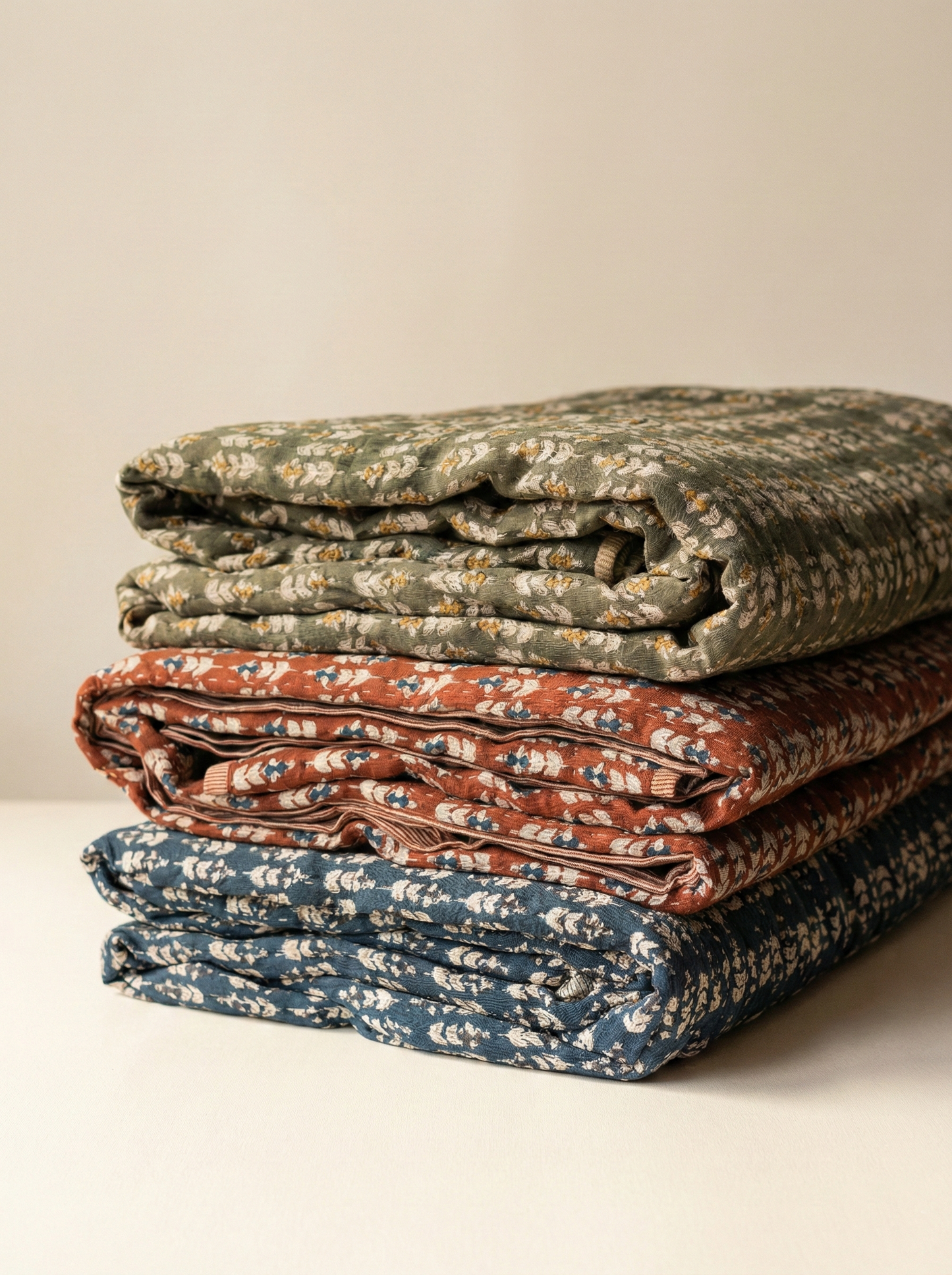 Blossom Block Print Quilt