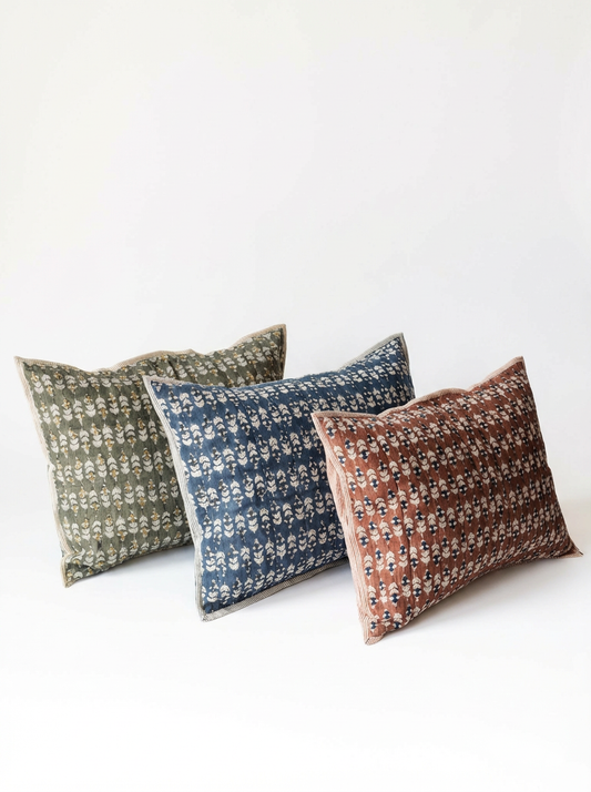 Blossom Block Print Sham