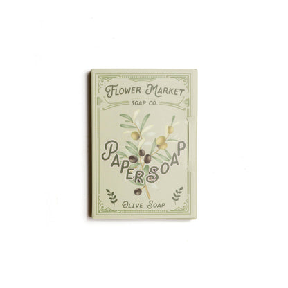 Paper Soap – Olive Oil, Travel Size, 50 Sheets