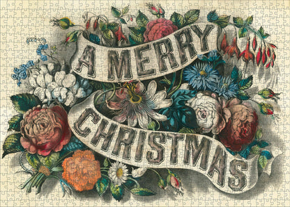 John Derian Paper Goods: Merry Christmas 1,000-Piece Puzzle