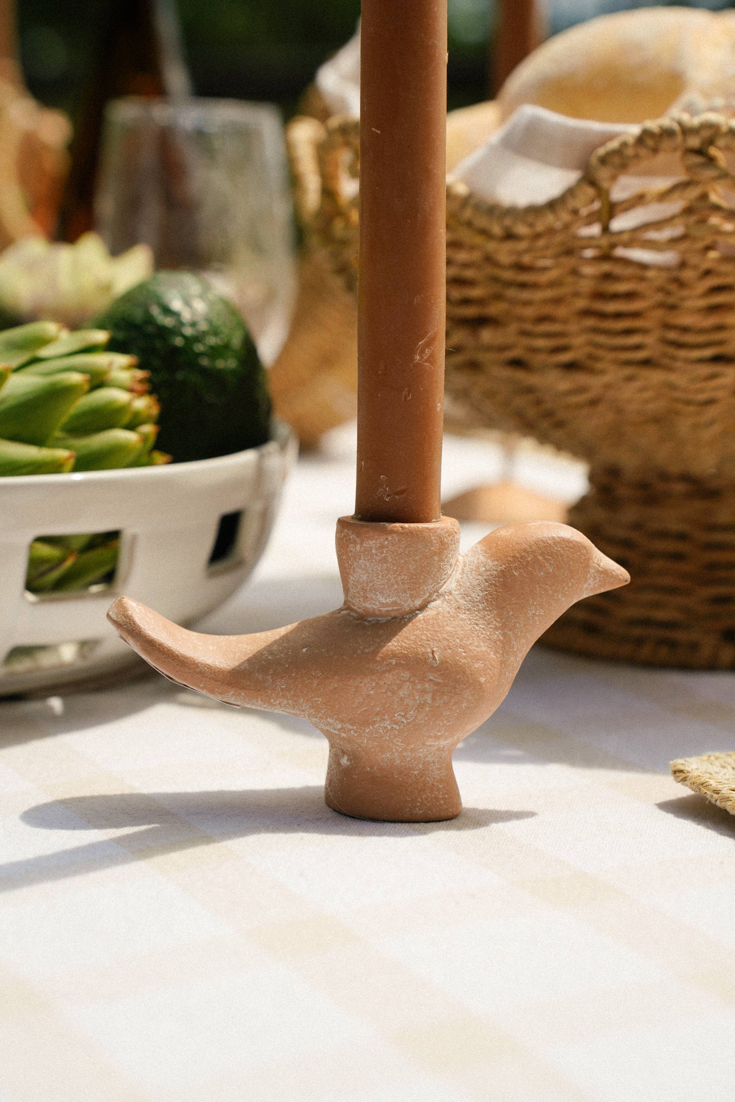 Wren Candle Holder, Dune