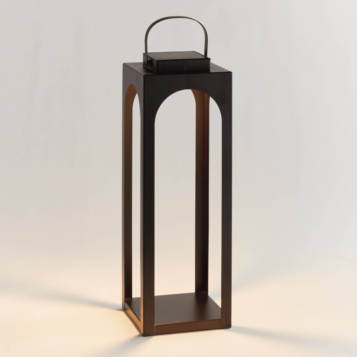 Brooks Cordless Solar Lantern 24", Black