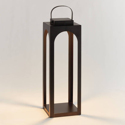 Brooks Cordless Solar Lantern 24", Black
