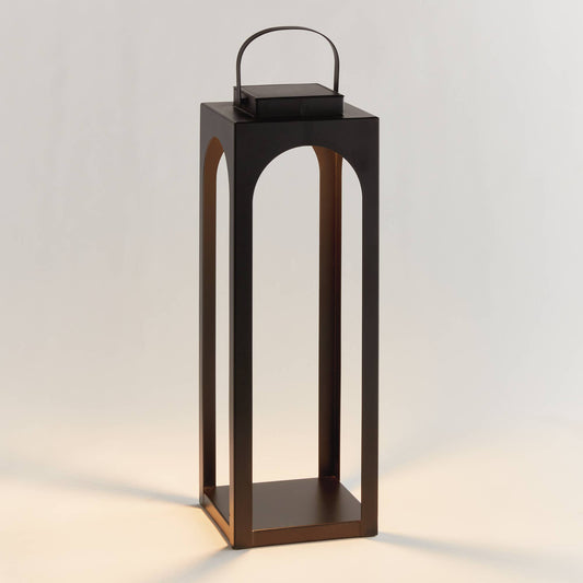 Brooks Cordless Solar Lantern 24", Black