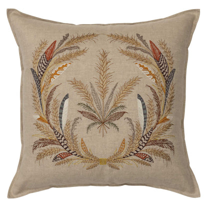 Wheat Harvest Pillow - Embroidered