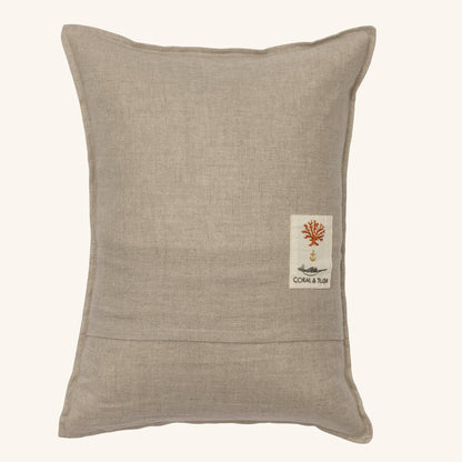 Fancy Cat Pillow - Embroidered