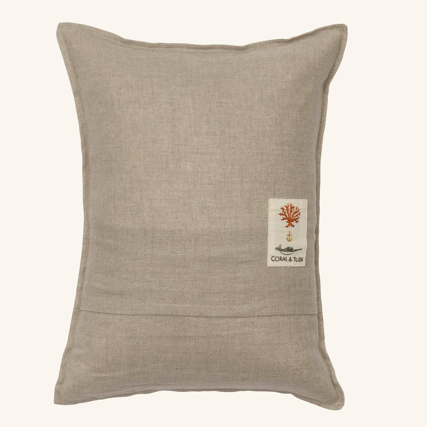 Kitten Cameo Pillow - Embroidered