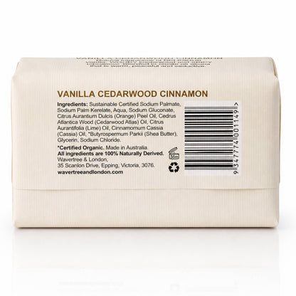Wavertree & London Naturals Soap bar -  Vanilla Cedarwood