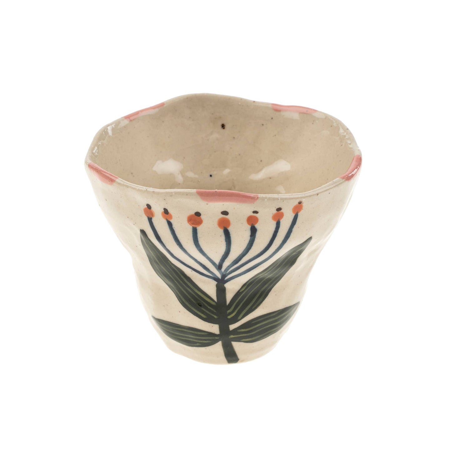 Flora Pottery Cup, Lotus
