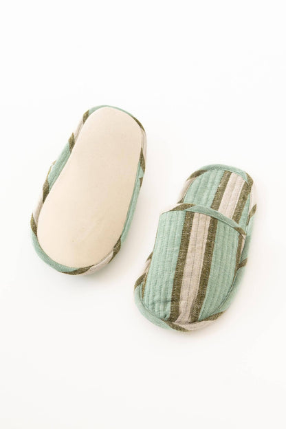 Handwoven Yarn-Dyed Sylph Linen Slippers – Rustic Touch