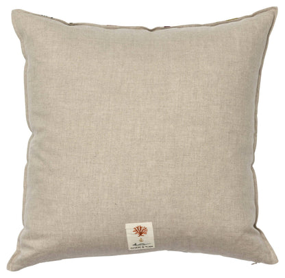 Boats Pattern Pillow - Embroidered