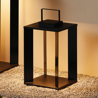 Hanley Cordless Solar Lantern 18", Black