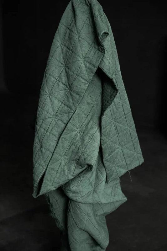 Viridian Jacquard Cotton