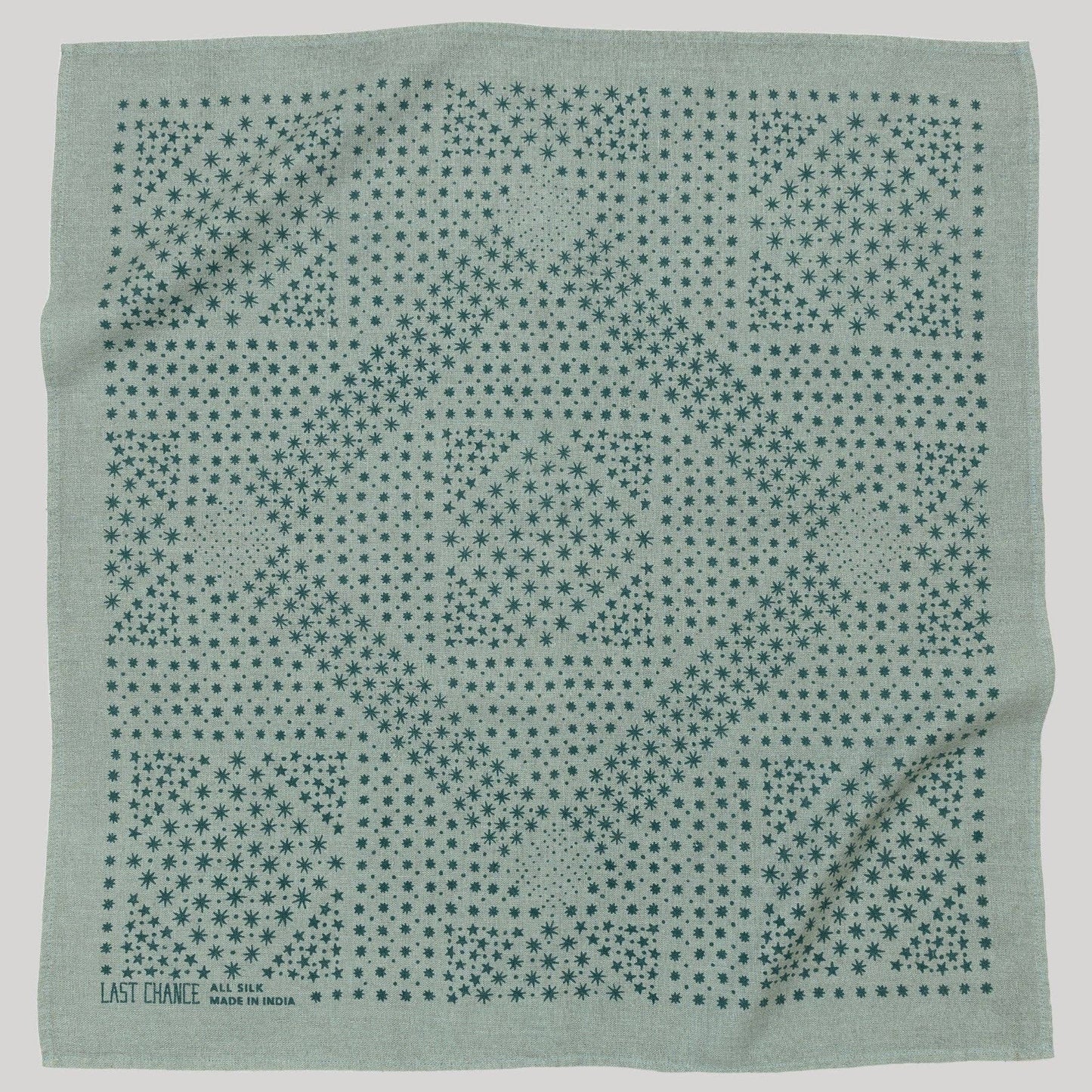 Natural Dye Silk Bandana | Eggshell
