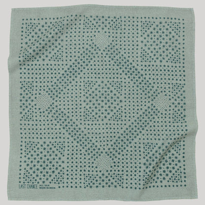 Natural Dye Silk Bandana | Eggshell