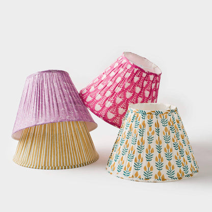 Candy Stripe Gathered Lampshade