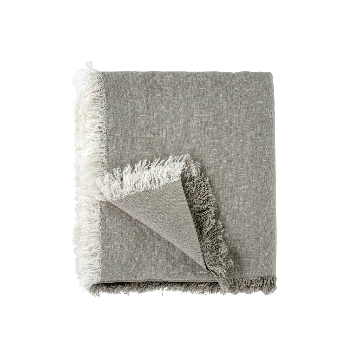 Linen Blend Tablecloth, Ash