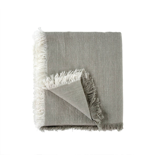Linen Blend Tablecloth, Ash