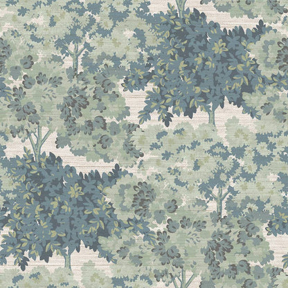 Canopy Toile Faux Grasscoth P+S Wallpaper Green, 28 sqft