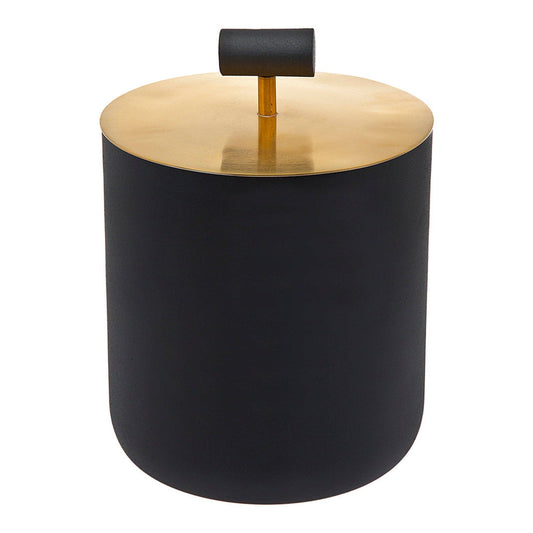 Encalmo Textured Black & Gold Ice Bucket