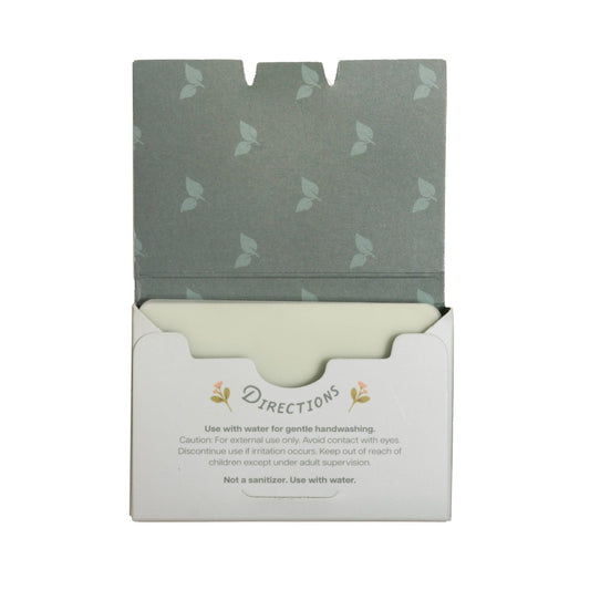 Paper Soap – Sweet Peppermint Scent, Travel Size, 50 Sheets