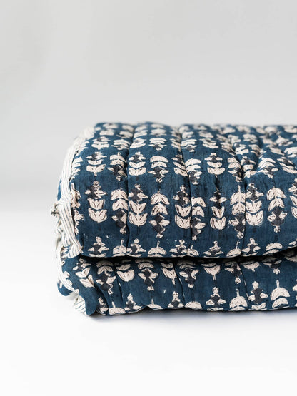 Blossom Block Print Quilt