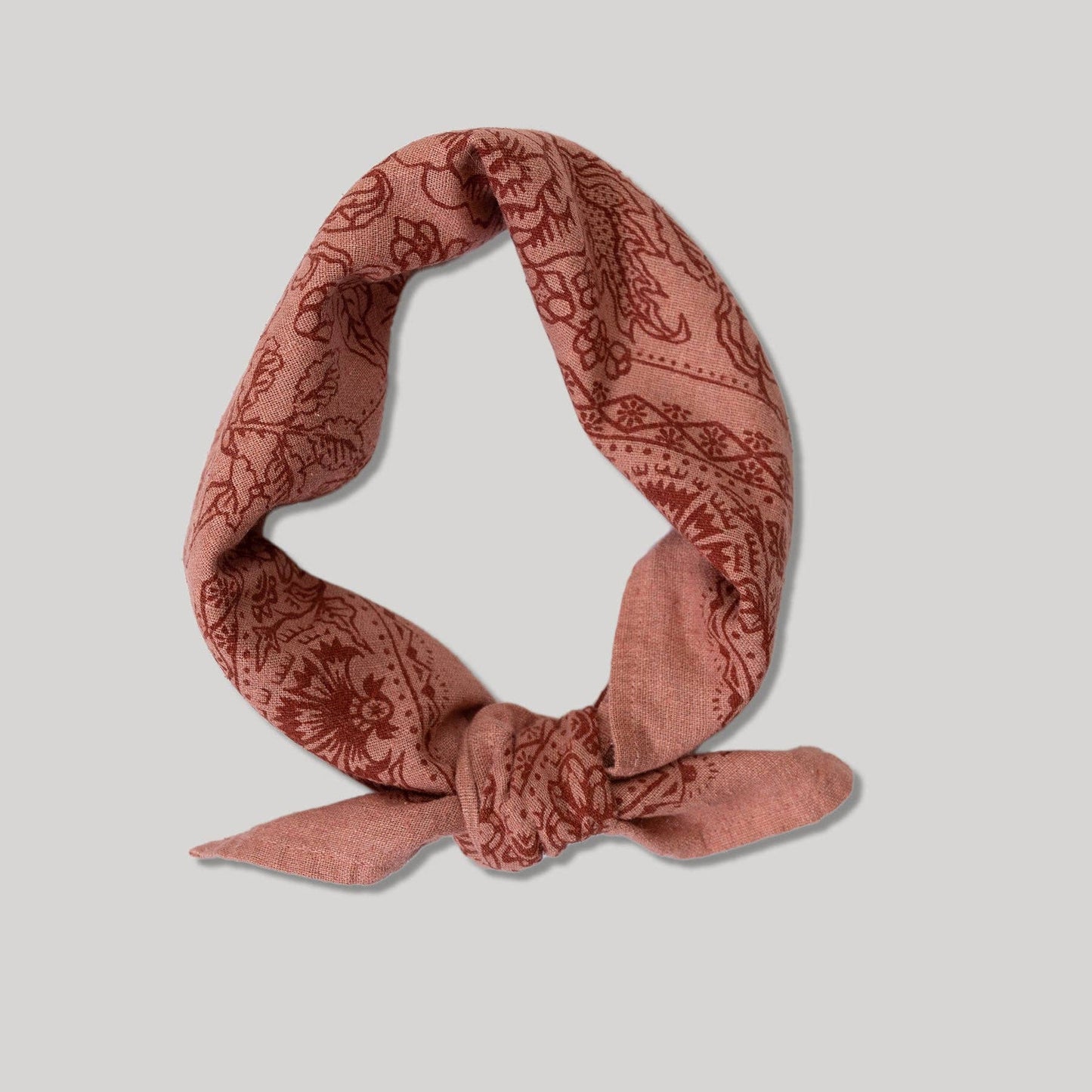 Natural Dye Silk Bandana | Cameo