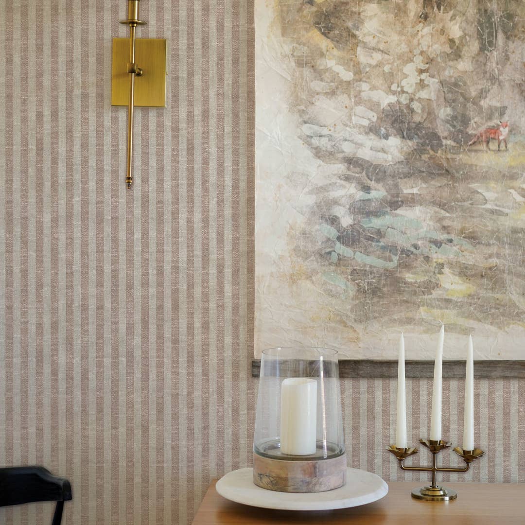 Charles Street Stripe Peel and Stick Wallpaper, 28 sq ft