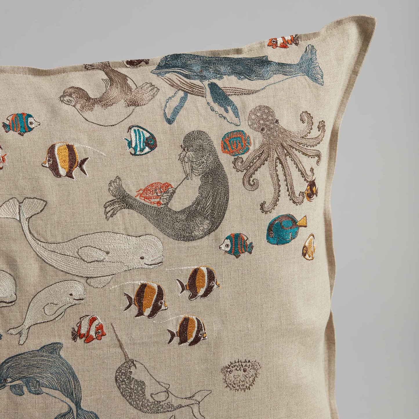 Swim Team Pillow - Embroidered