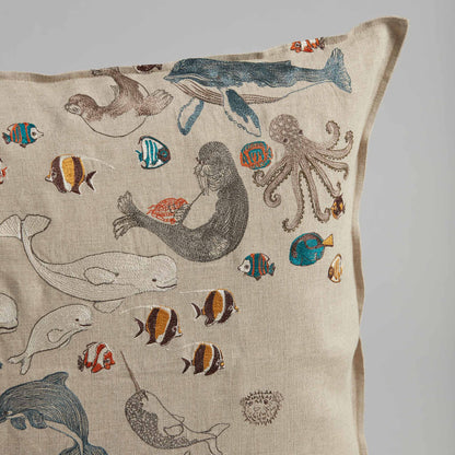 Swim Team Pillow - Embroidered