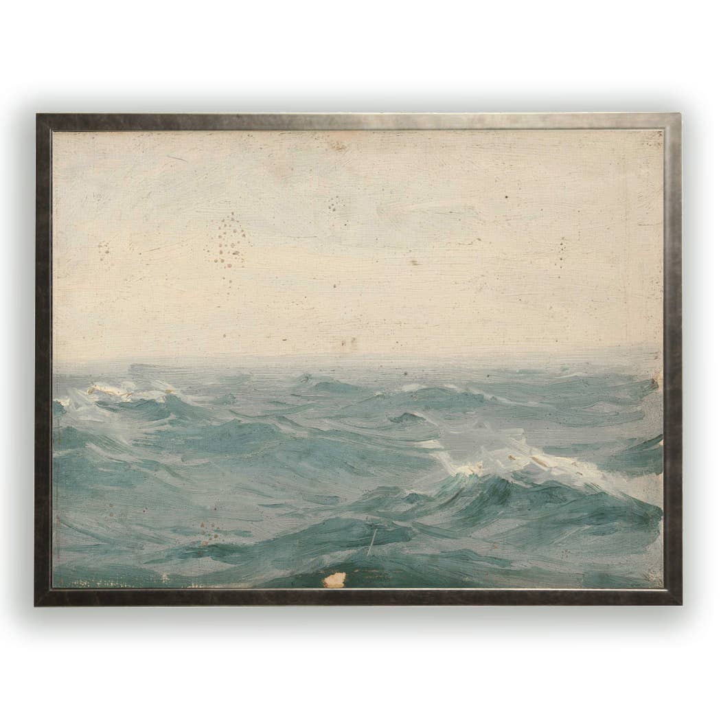 Vintage oil painting reproduction of landscape V