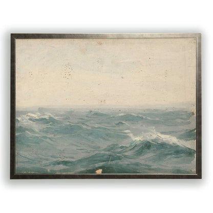 Vintage oil painting reproduction of landscape V