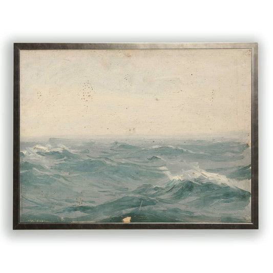 Vintage oil painting reproduction of landscape V